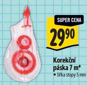 Korekční páska 7 m