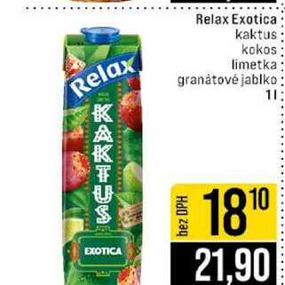 Relax Exotica kaktus kokos granátové jablko 1l