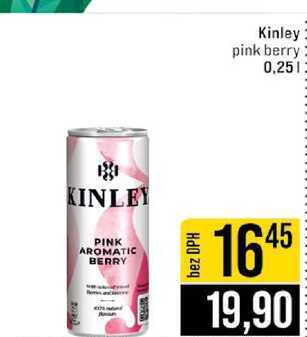 Kinley pink berry 0,25l