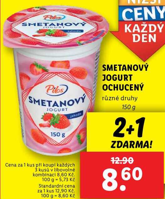 SMETANOVÝ JOGURT OCHUCENÝ, 150 g