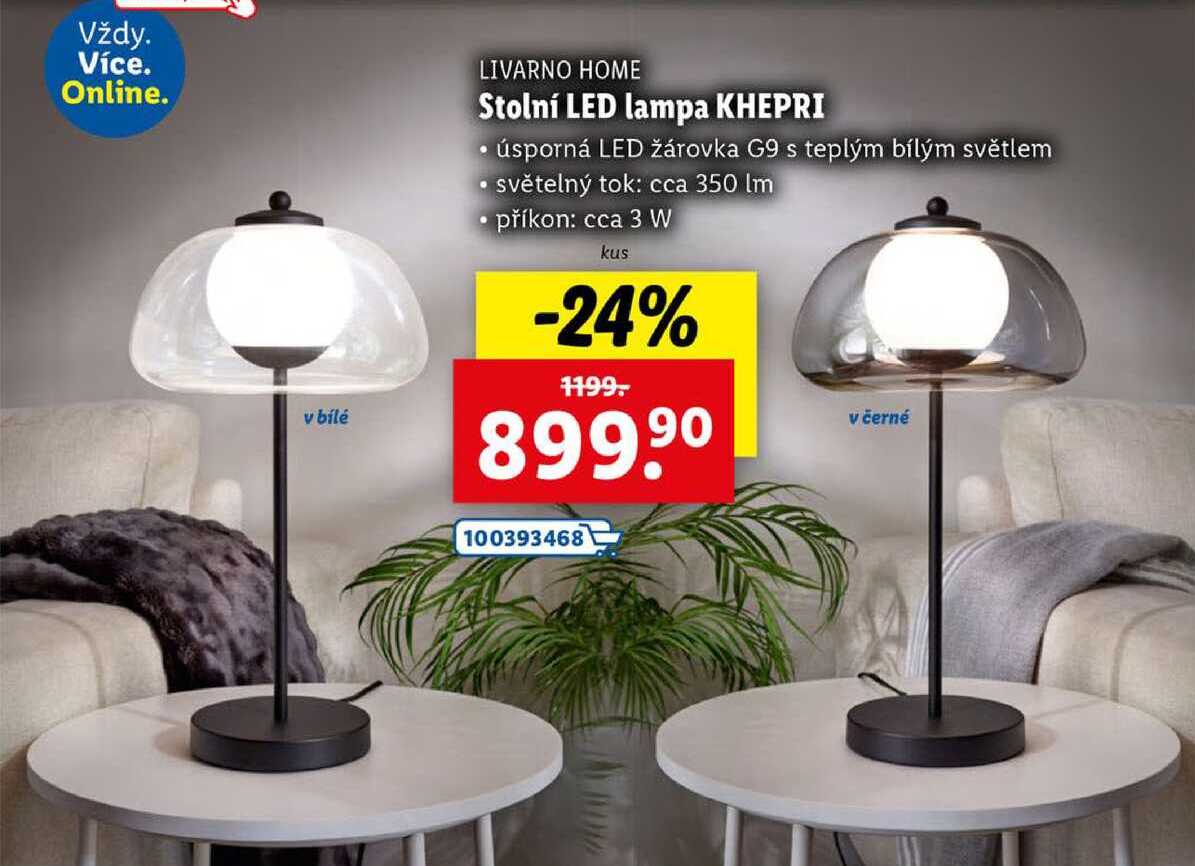 Stolní LED lampa KHEPRI
