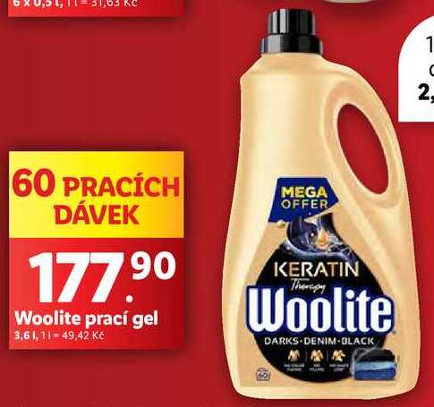 Woolite prací gel 3,6 l/60 PD 