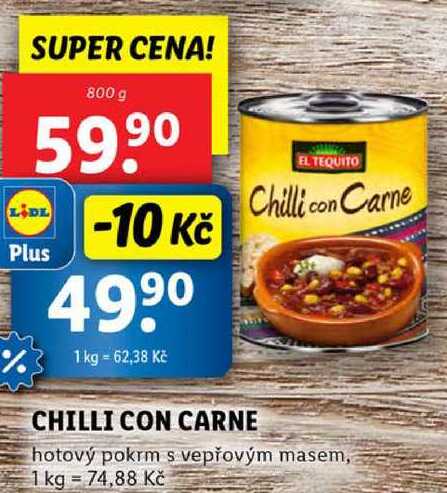 CHILLI CON CARNE, 800 g