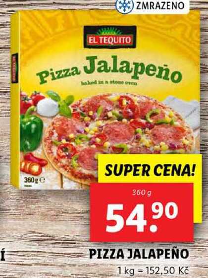 PIZZA JALAPEÑO, 360 g