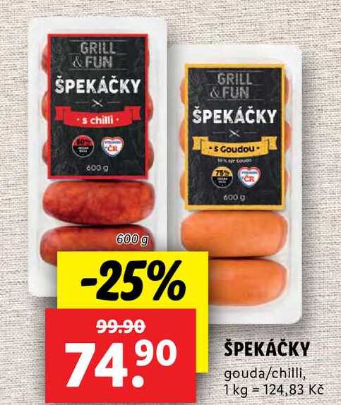 ŠPEKÁČKY, 600 g