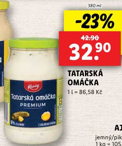 TATARSKÁ OMÁČKA, 380 ml