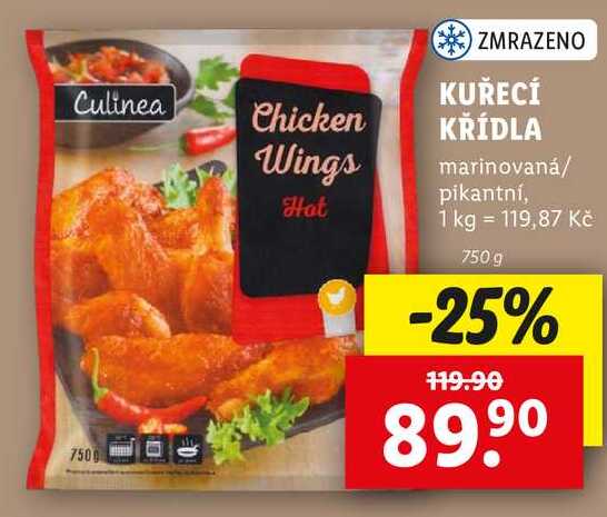 KUŘECÍ KŘÍDLA, 750 g