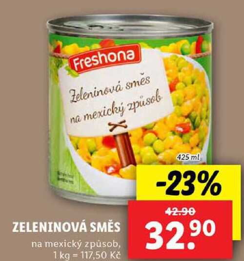 ZELENINOVÁ SMĚS, 425 ml