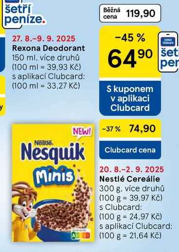 Nestlé Cereálie, 300 g, více druhů 