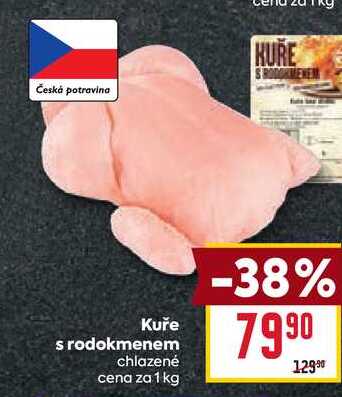 Kuře s rodokmenem chlazené cena za 1 kg 