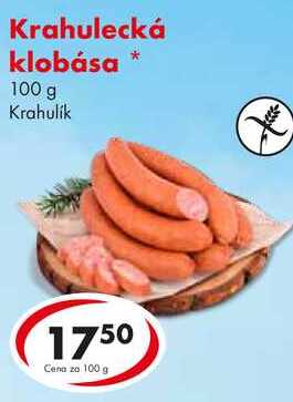 Krahulecká klobása, 100 g