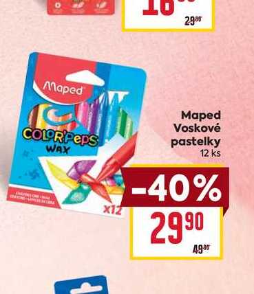 Maped Voskové pastelky 12 ks