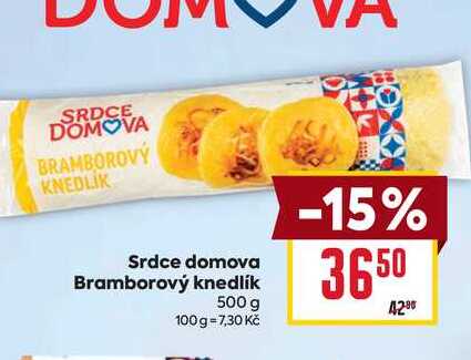 Srdce domova Bramborový knedlík 500 g 