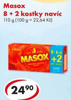 Masox 8+2 kostky navíc, 110 g  