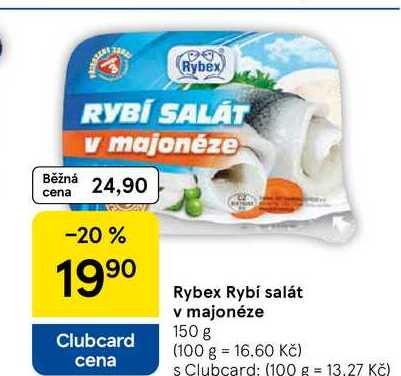 Rybex Rybí salát v majonéze, 150 g  