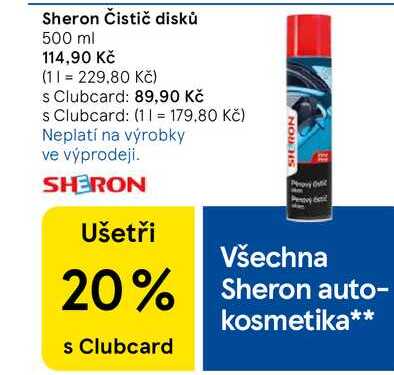 Sheron Čistič disků, 500 ml  