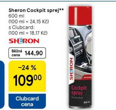 Sheron Cockpit sprej, 600 ml  