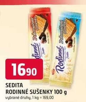 SEDITA RODINNÉ SUŠENKY 100 g 