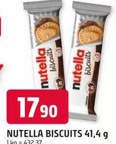NUTELLA BISCUITS 41,4 g