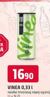 VINEA 0,33l nealko hroznový nápoj sycený