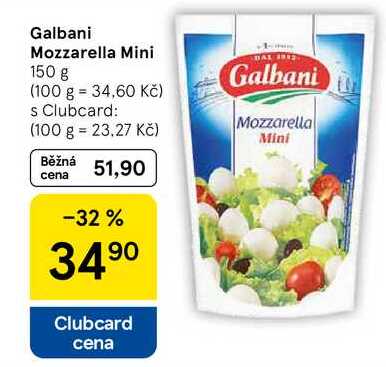 Galbani Mozzarella Mini, 150 g  