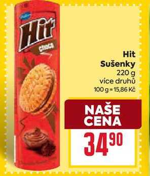 Hit Sušenky 220 g