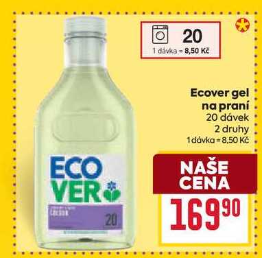 Ecover gel na praní 20 dávek 