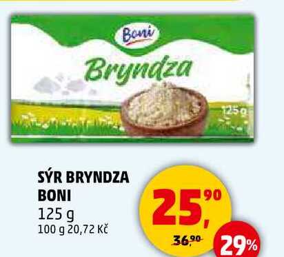 SÝR BRYNDZA BONI, 125 g  