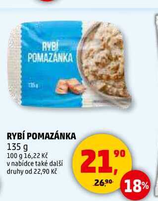 RYBÍ POMAZÁNKA, 135 g 