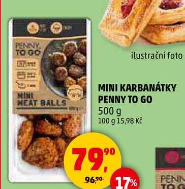 MINI KARBANÁTKY PENNY TO GO, 500 g 