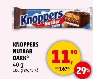 KNOPPERS NUTBAR dark, 40 g