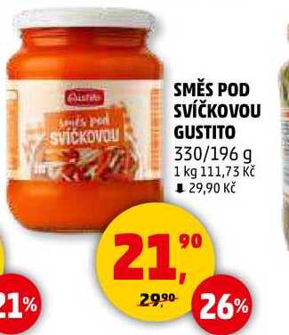 SMĚS POD SVÍČKOVOU GUSTITO, 330/196 g 