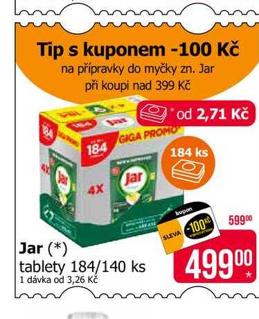 Jar tablety 184 ks 