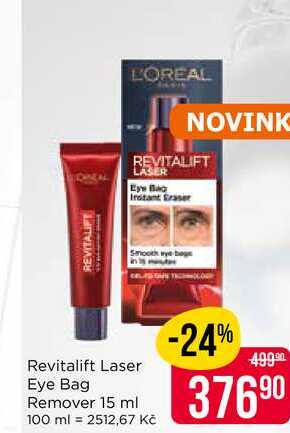 ĽOréal Revitalift Laser Eye Bag Remover 15 ml 