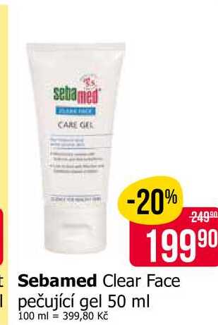 Sebamed Clear Face pečující gel 50 ml 
