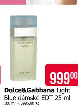 Dolce&Gabbana Light Blue dámské EDT 25 ml 
