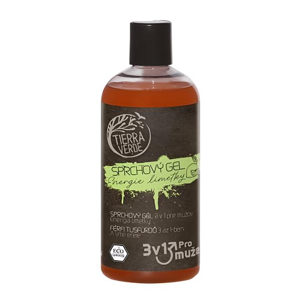 Tierra Verde Sprchový gel pro muže Energie limetky
