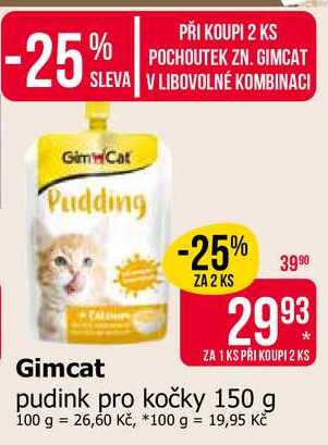 Gimcat pudink pro kočky 150 g