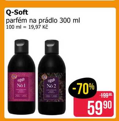Q-Soft parfém na prádlo 300 ml