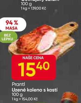 Prantl Uzené koleno s kostí 100g
