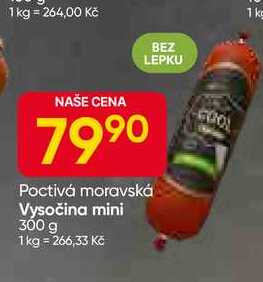Poctivá moravská Vysočina mini 300 g