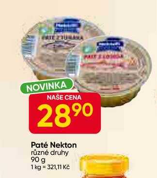 Paté Nekton různé druhy 90 g