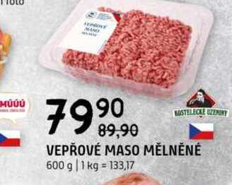Mleté maso vepřové 600g