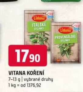 VITANA KOŘENÍ 7-13 g vybrané druhy 
