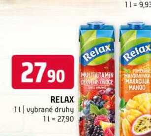 RELAX 1l vybrané druhy