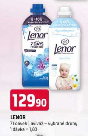 LENOR 7l dávek aviváž vybrané druhy 
