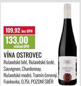 VÍNA OSTROVEC 0,75l
