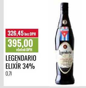 LEGENDARIO ELIXÍR 34% 0,7l