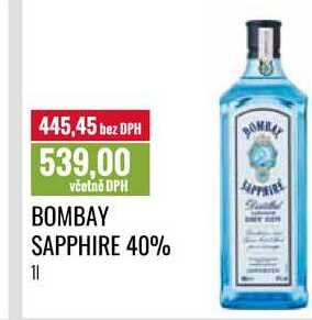 BOMBAY SAPPHIRE 40% 1l