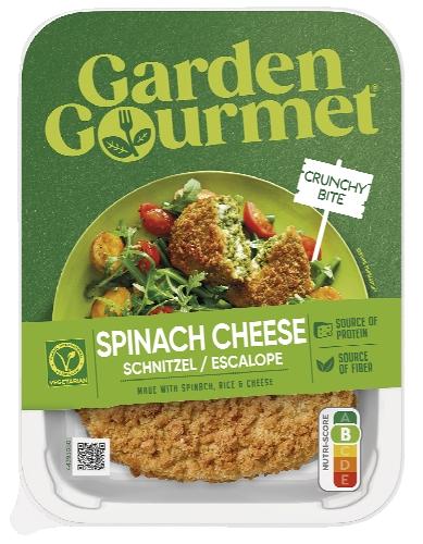 Garden Gourmet Špenátovo-sýrový řízek, 180 g